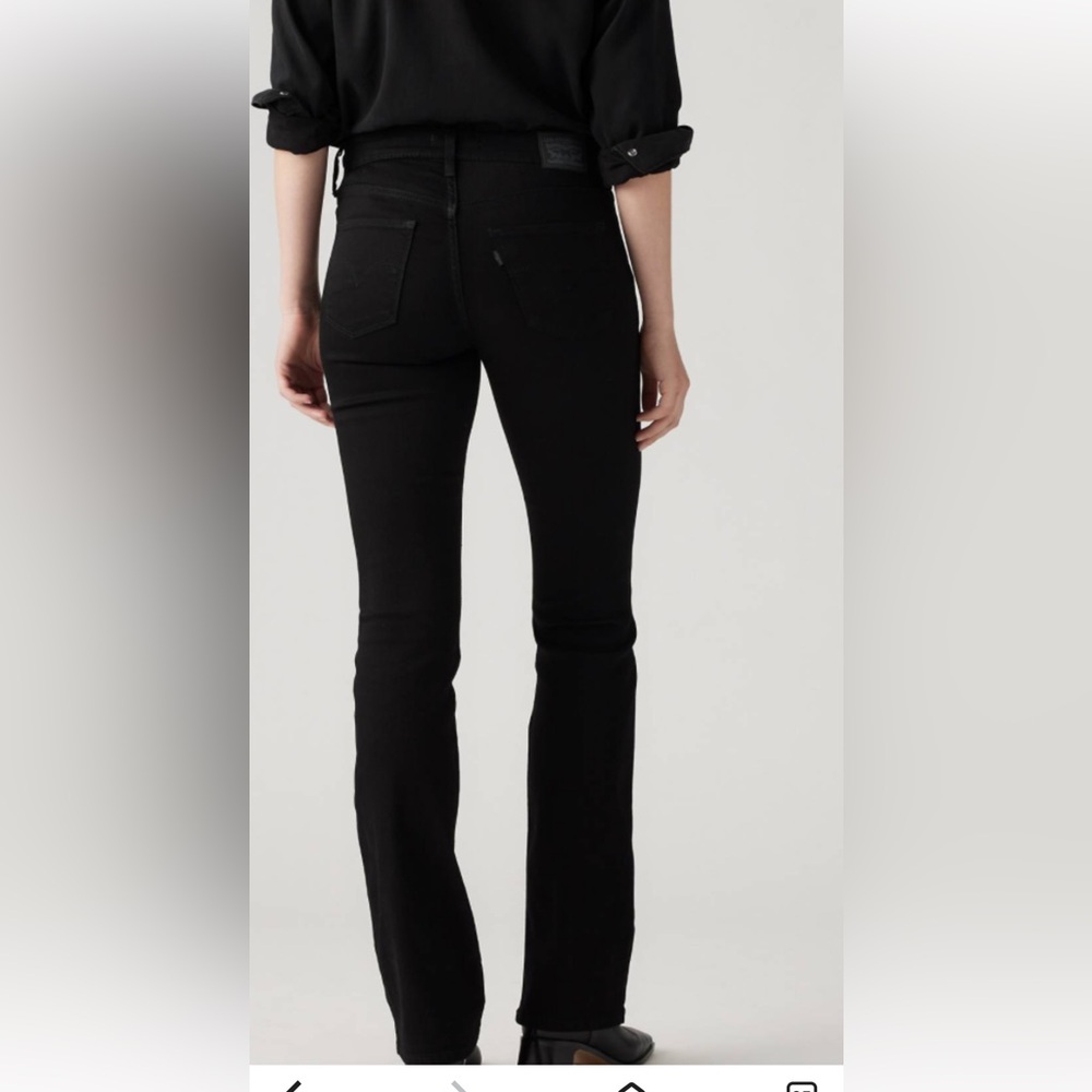 Levi's Black Flare Jeans